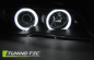 Preview: CCFL Angel Eyes Scheinwerfer für BMW 3er E46 Coupe / Cabrio 03-06 schwarz